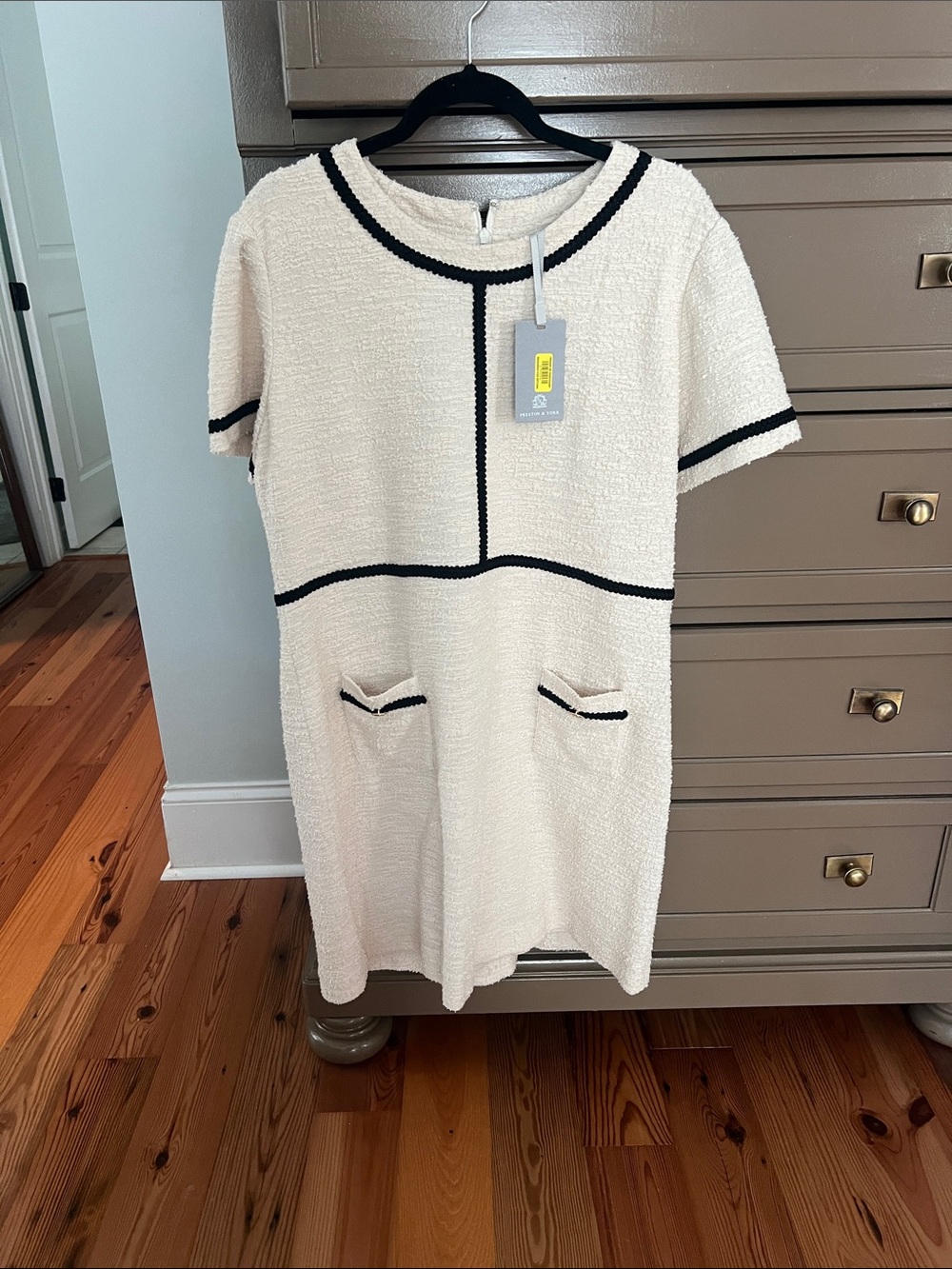 Preston & York Textured Shift Dress – Size XXL (NWT)